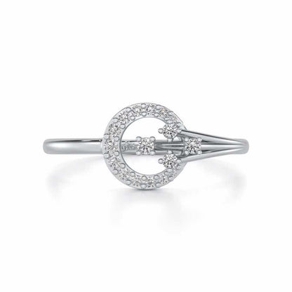 Subtle Glow Silver Ring - White Gold - Image 4