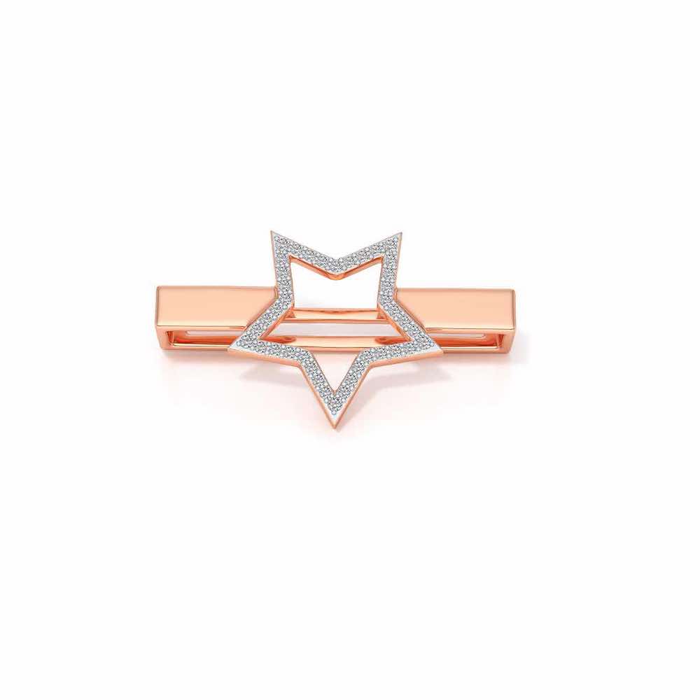 Subtle Star Silver Watch Band - Rose Gold - Image 2