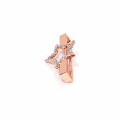 Subtle Star Silver Watch Band - Rose Gold - Image 4