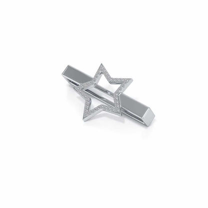 Subtle Star Silver Watch Band - White Gold - Image 3