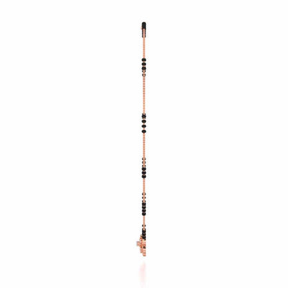 Sudarshan Silver Mangalsutra - Rose Gold - Image 4
