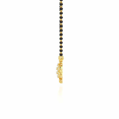 Suhagan Suvarna Silver Mangalsutra - Yellow Gold - Image 4