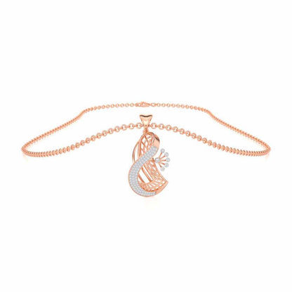 Sundar Sur Silver Pendant - Rose Gold - Image 3