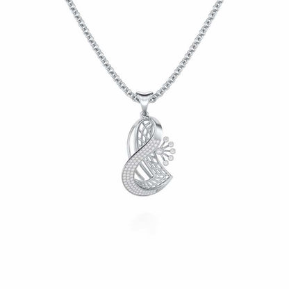 Sundar Sur Silver Pendant - White Gold - Image 1