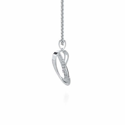Sundar Sur Silver Pendant - White Gold - Image 4