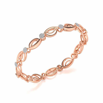 Suns Silver Bangles - Rose Gold - Image 1