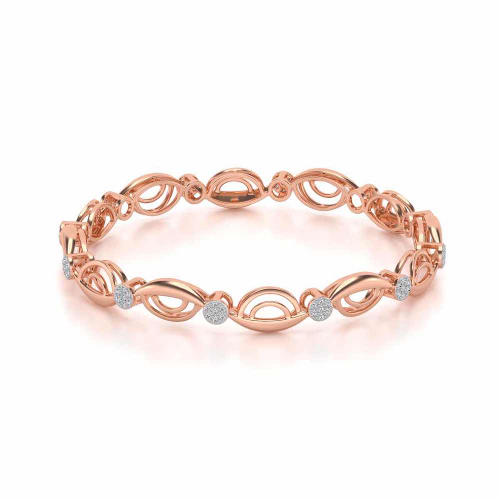 Suns Silver Bangles - Rose Gold - Image 2