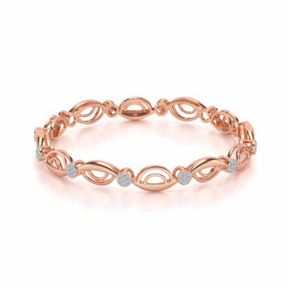 Suns Silver Bangles - Rose Gold - Image 2