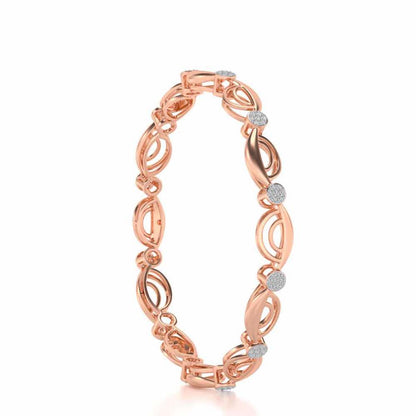 Suns Silver Bangles - Rose Gold - Image 3