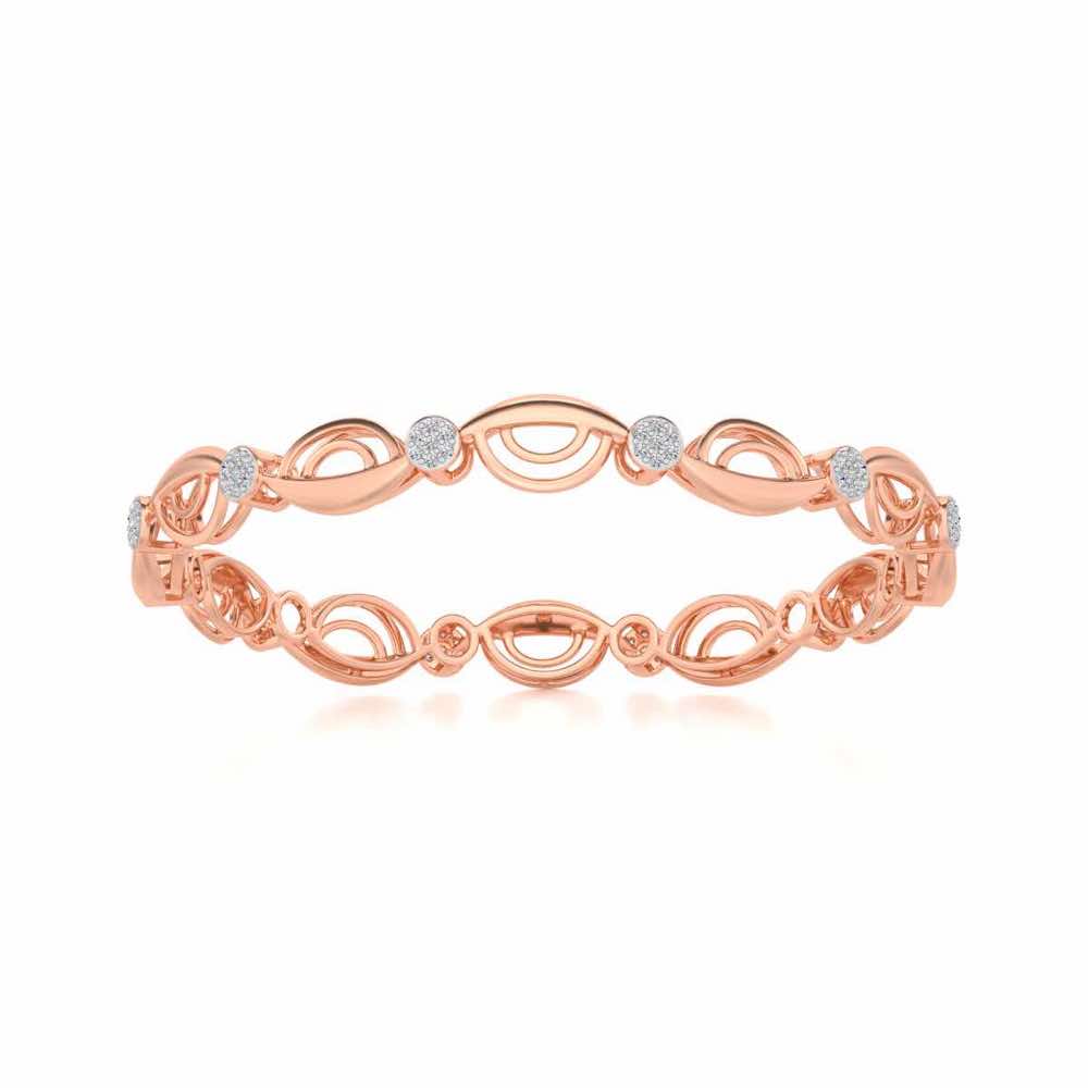 Suns Silver Bangles - Rose Gold - Image 4