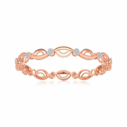 Suns Silver Bangles - Rose Gold - Image 4