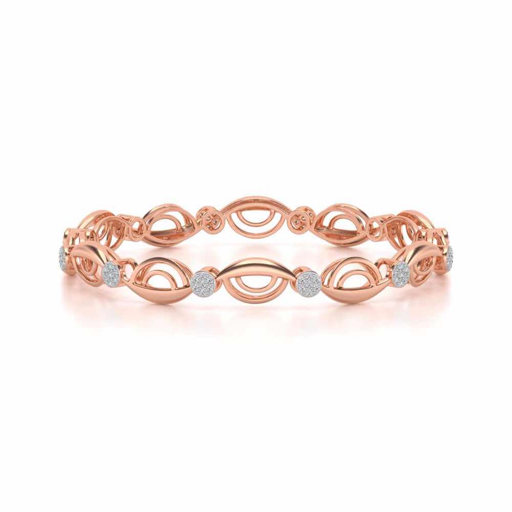 Suns Silver Bangles - Rose Gold - Image 5