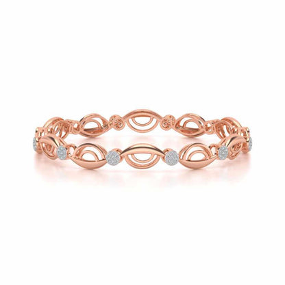 Suns Silver Bangles - Rose Gold - Image 5