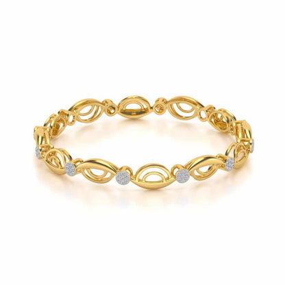 Suns Silver Bangles - Yellow Gold - Image 2