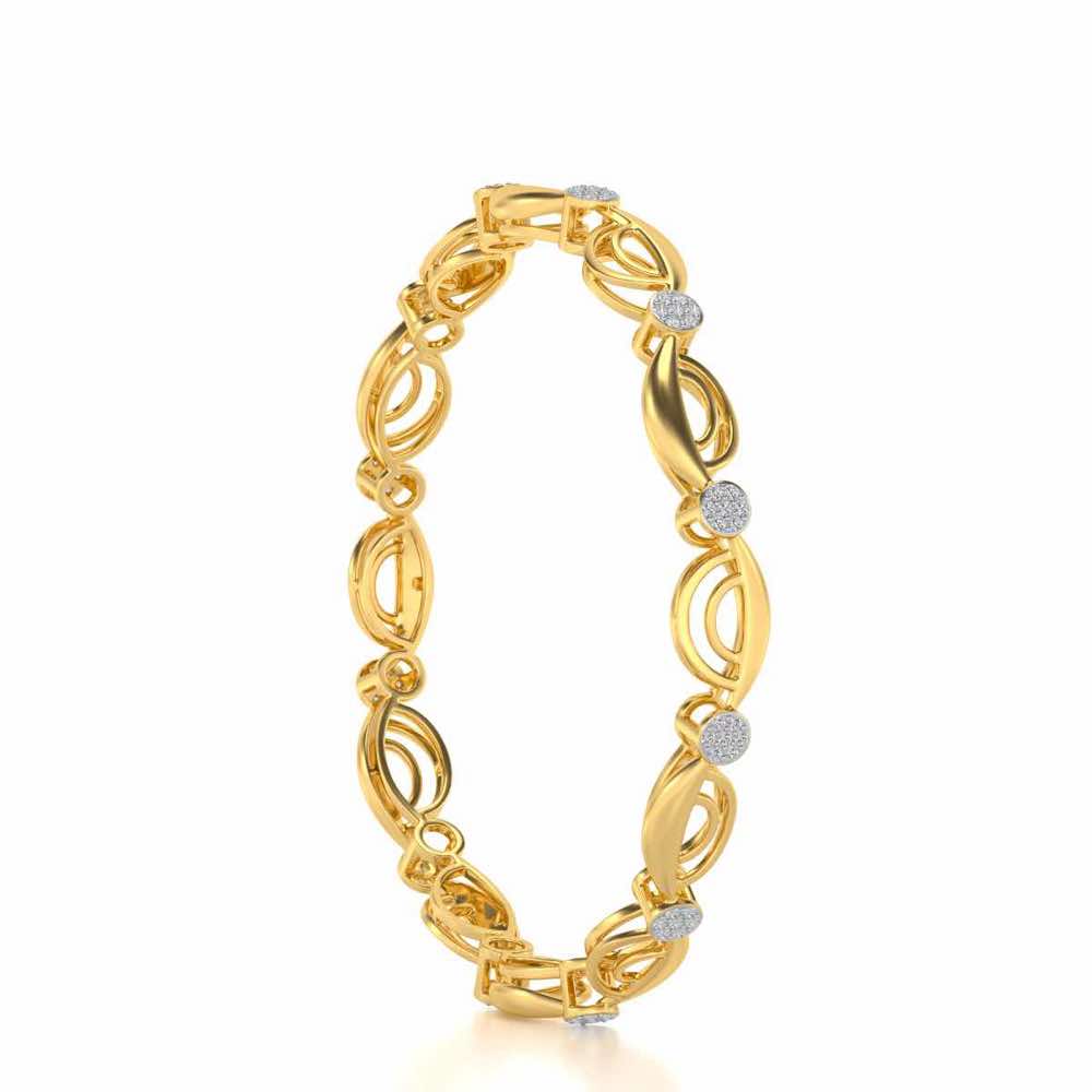 Suns Silver Bangles - Yellow Gold - Image 3