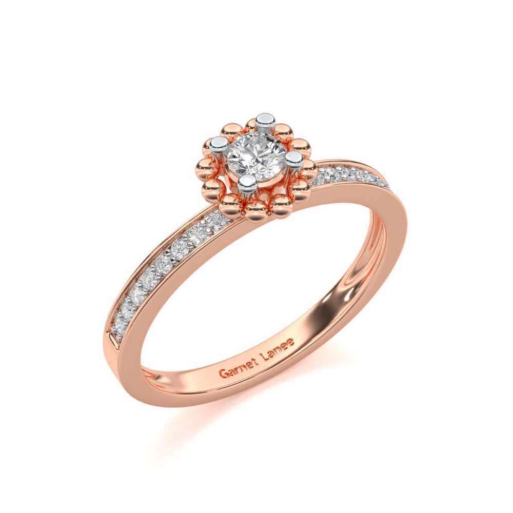 Supreme Glaze Solitaire Silver Ring