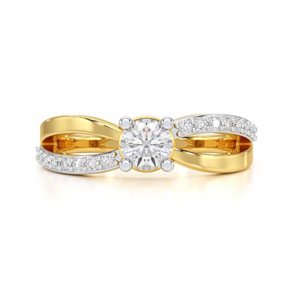 Surreal Grace Solitaire Ring - Yellow Gold - Image 4