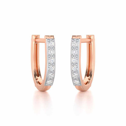 Swarna Silver Bali - Rose Gold - Image 2