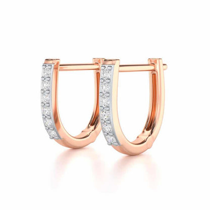 Swarna Silver Bali - Rose Gold - Image 3