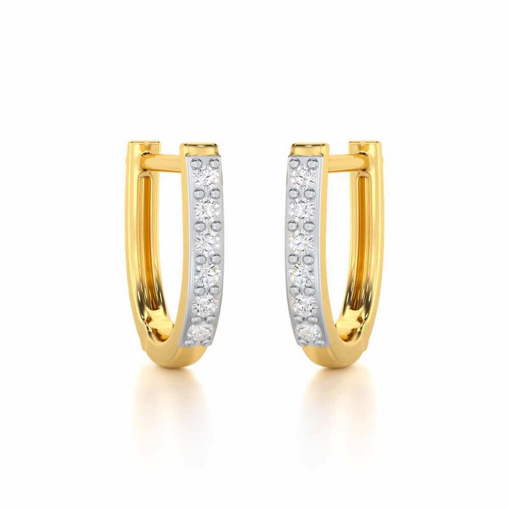 Swarna Silver Bali - Yellow Gold - Image 2