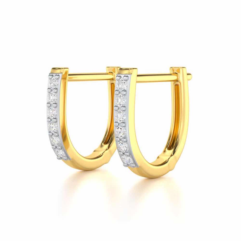 Swarna Silver Bali - Yellow Gold - Image 3