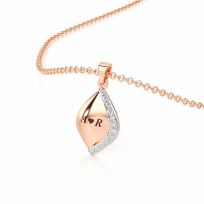 Sway Talks Silver Pendant - Rose Gold - Image 2