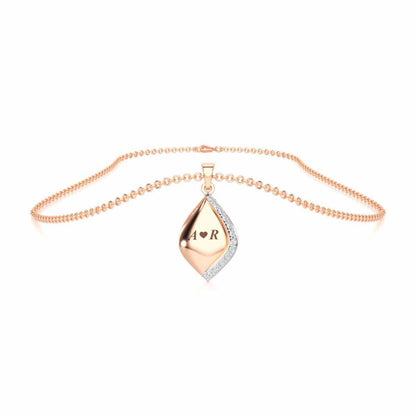 Sway Talks Silver Pendant - Rose Gold - Image 3