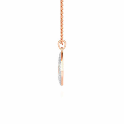 Sway Talks Silver Pendant - Rose Gold - Image 4