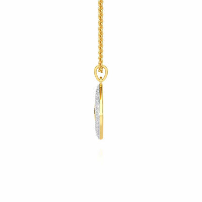 Sway Talks Silver Pendant - Yellow Gold - Image 4