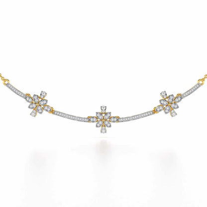 Sweet Whisper Silver Necklace - Yellow Gold - Image 1