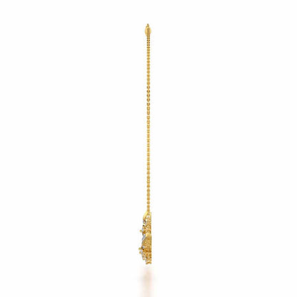 Sweet Whisper Silver Necklace - Yellow Gold - Image 4