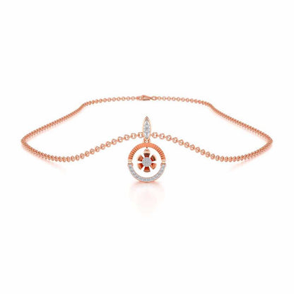 Swivel Silver Pendant - Rose Gold - Image 3
