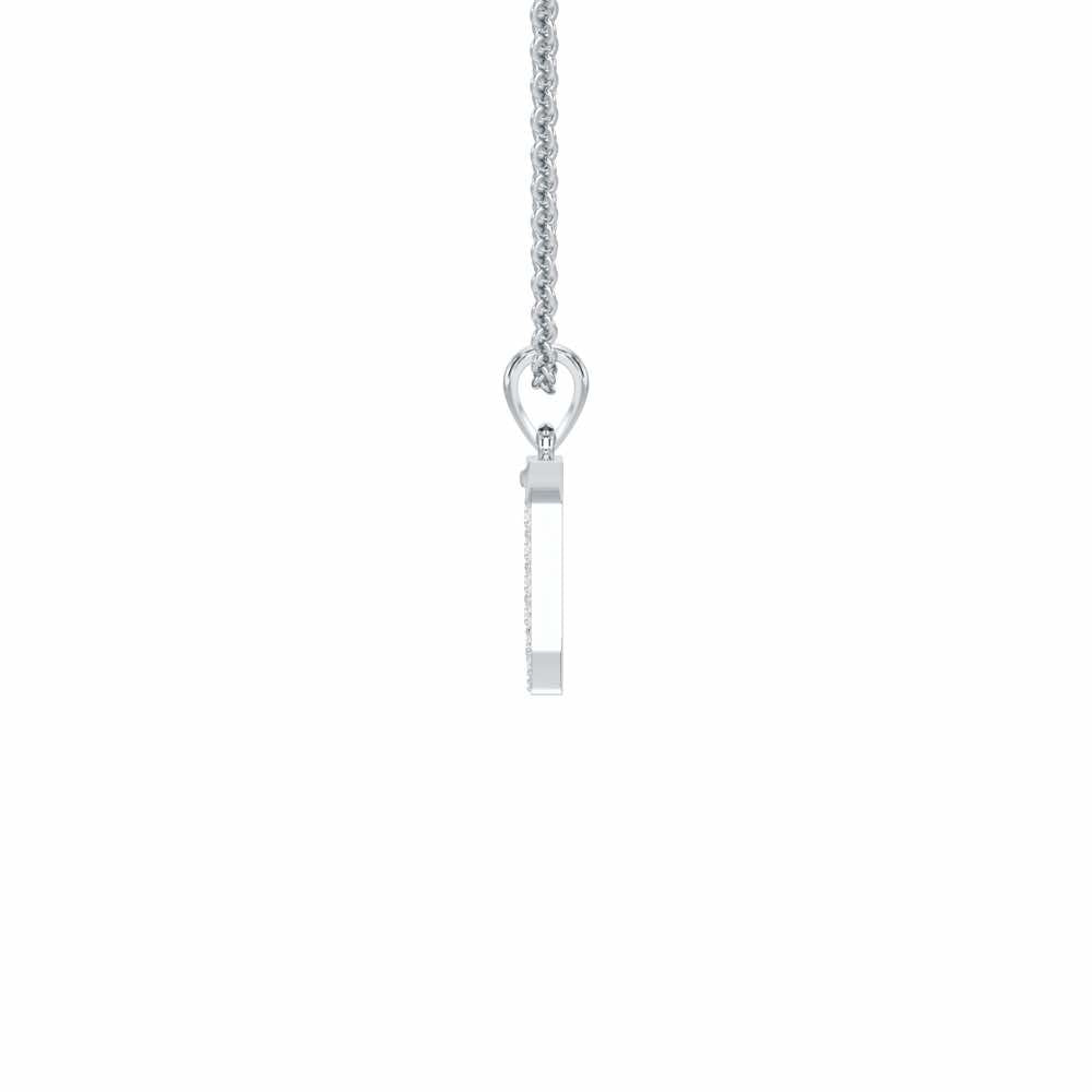 T-Luke Silver Pendant - White Gold - Image 3