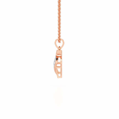 T-Spark Silver Pendant - Rose Gold - Image 3