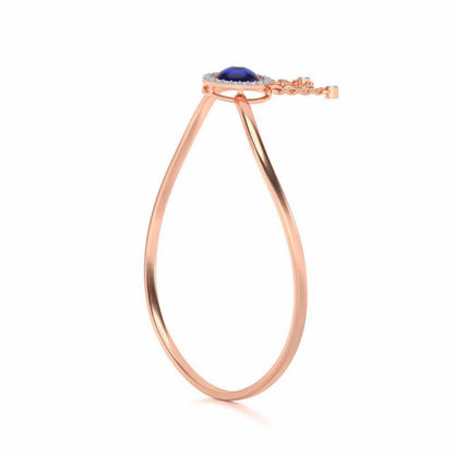 Talisman Silver Bracelet - Rose Gold - Image 4
