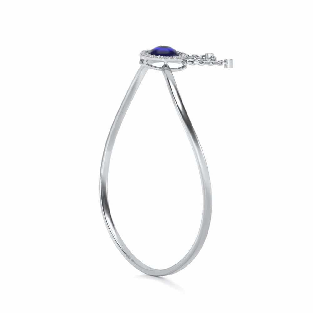 Talisman Silver Bracelet - White Gold - Image 4