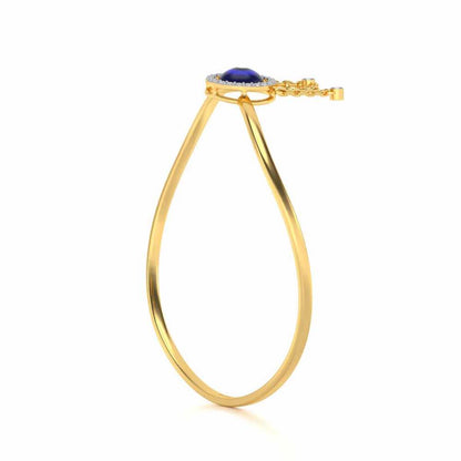 Talisman Silver Bracelet - Yellow Gold - Image 4