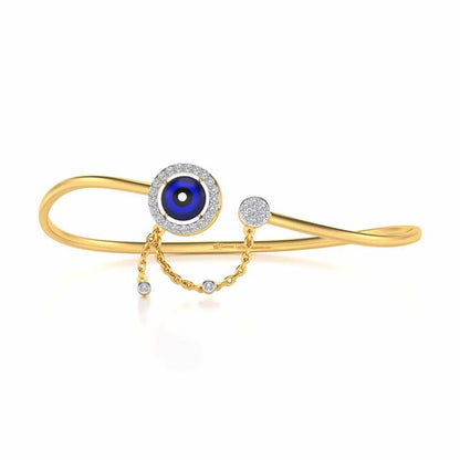 Talisman Silver Bracelet - Yellow Gold - Image 5