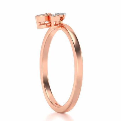 Tattva Silver Ring - Rose Gold - Image 3