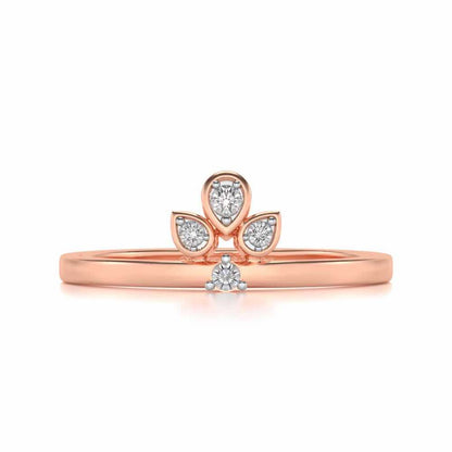 Tattva Silver Ring - Rose Gold - Image 4