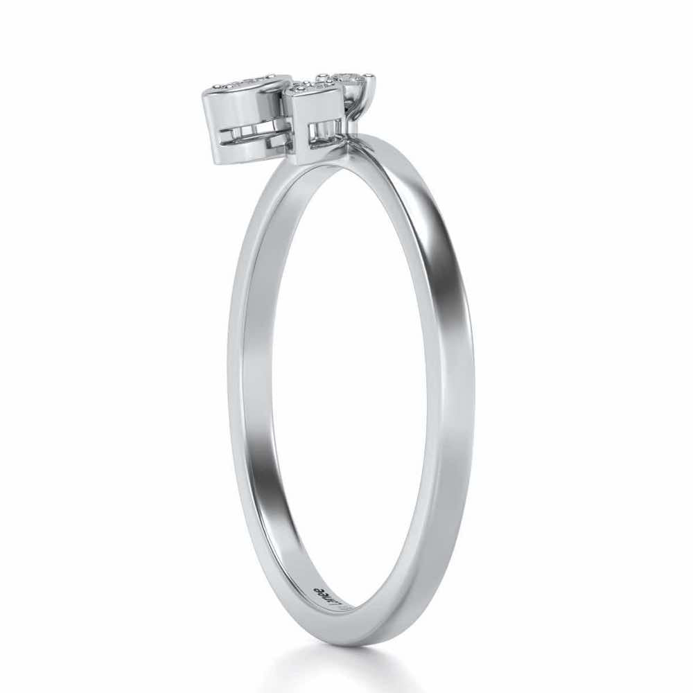 Tattva Silver Ring - White Gold - Image 3