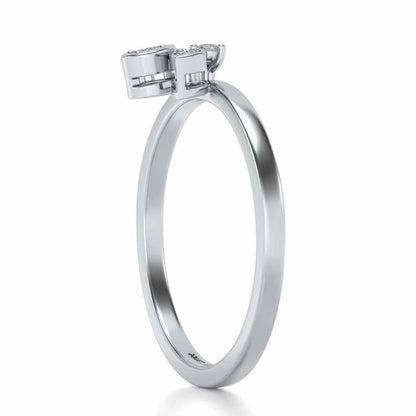 Tattva Silver Ring - White Gold - Image 3