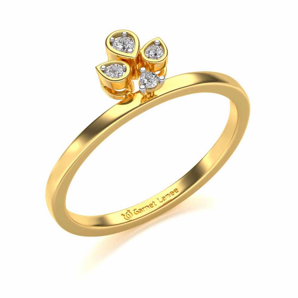 Tattva Silver Ring - Yellow Gold - Image 1