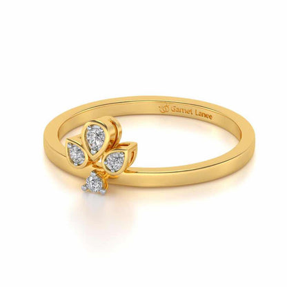 Tattva Silver Ring - Yellow Gold - Image 2