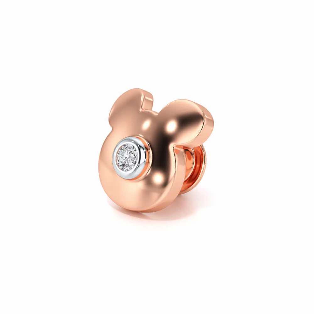 Teddy Silver Watch Pin - Rose Gold - Image 3