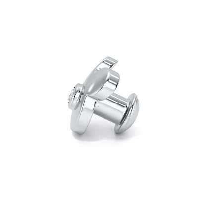 Teddy Silver Watch Pin - White Gold - Image 4
