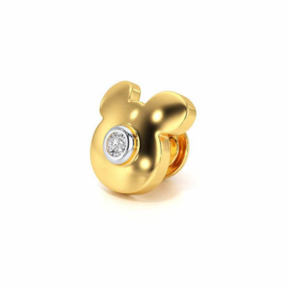 Teddy Silver Watch Pin - Yellow Gold - Image 3
