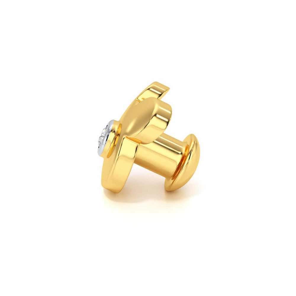 Teddy Silver Watch Pin - Yellow Gold - Image 4