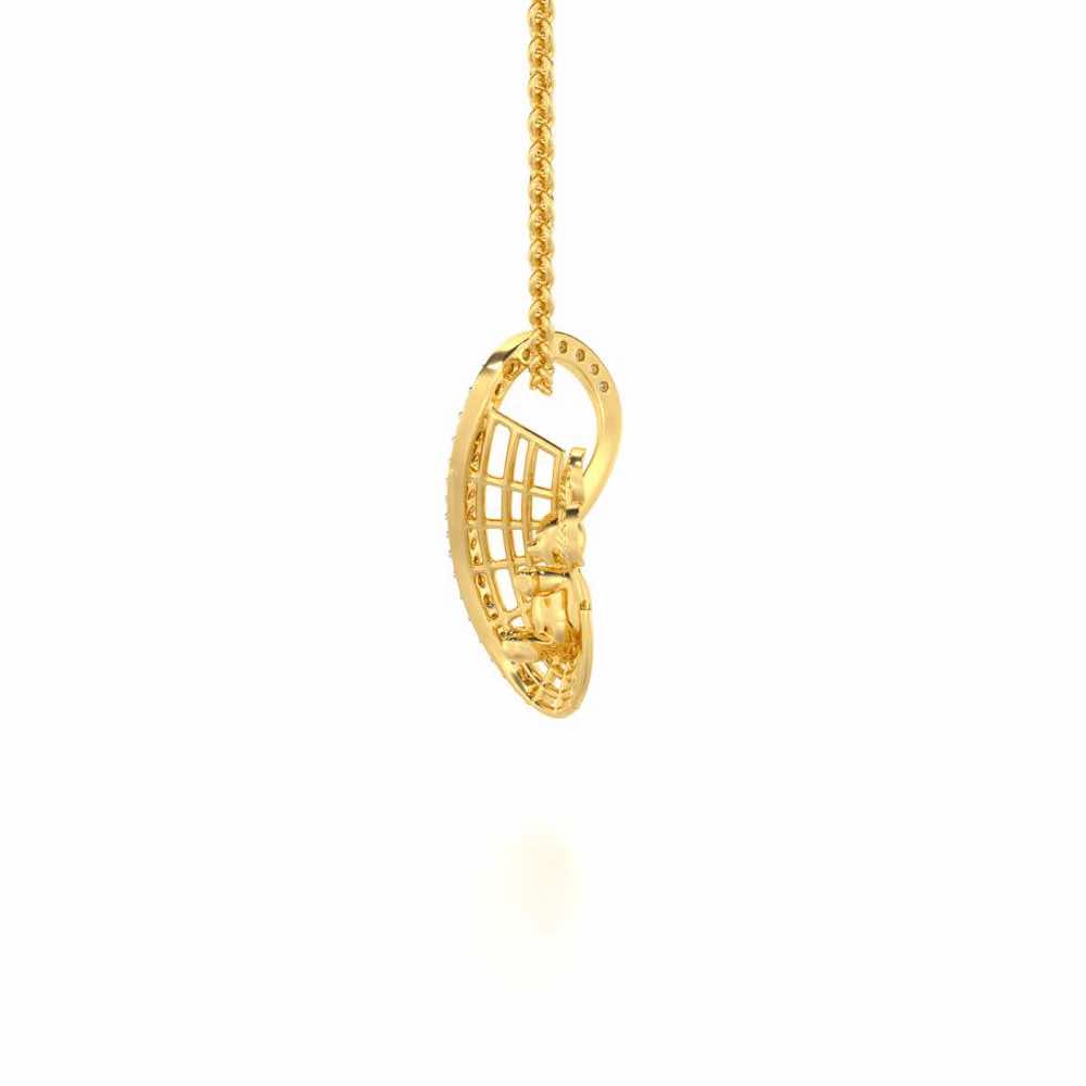 Teddy Sweet Silver Pendant - Yellow Gold - Image 4