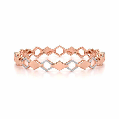 The Beats Silver Bangles - Rose Gold - Image 5